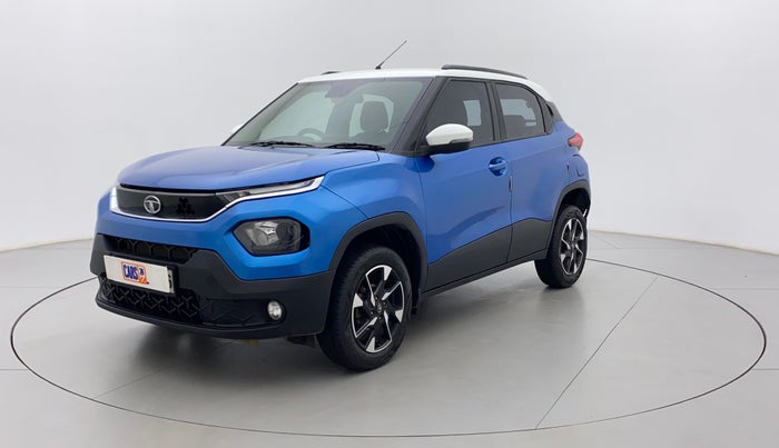 2022 Tata PUNCH CREATIVE AMT 1.2 RTN DUAL TONE, Petrol, Automatic, 16,172 km, Left Front Diagonal