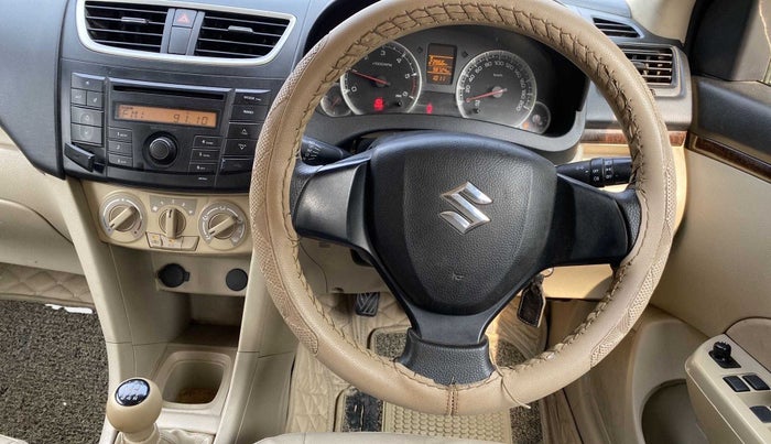 2014 Maruti Swift Dzire VDI, Diesel, Manual, 98,693 km, Steering Wheel Close Up