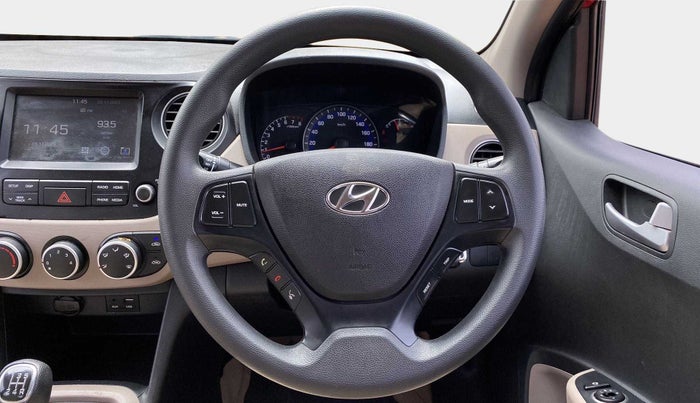 2019 Hyundai Grand i10 SPORTZ 1.2 KAPPA VTVT, Petrol, Manual, 14,774 km, Steering Wheel Close Up