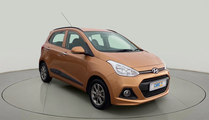 2015 Hyundai Grand i10 ASTA (O) 1.2 KAPPA VTVT, Petrol, Manual, 63,488 km, Right Front Diagonal