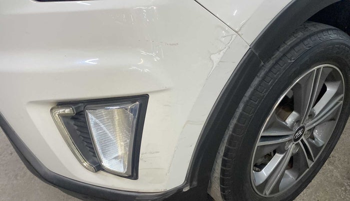 2018 Hyundai Creta SX PLUS AT 1.6 PETROL, Petrol, Automatic, 40,752 km, Front bumper - Minor scratches