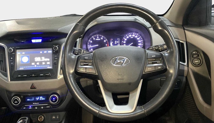 2018 Hyundai Creta SX PLUS AT 1.6 PETROL, Petrol, Automatic, 40,752 km, Steering Wheel Close Up