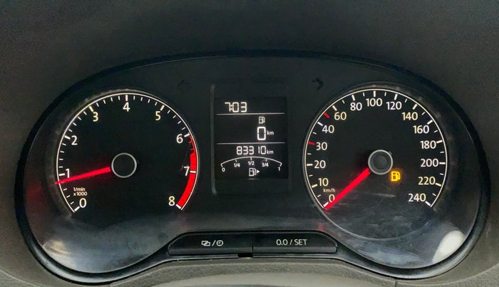 2016 Volkswagen Vento HIGHLINE 1.6 MPI, Petrol, Manual, 83,310 km, Odometer Image