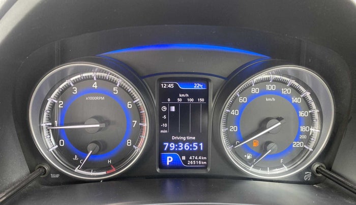2020 Toyota Glanza V CVT, Petrol, Automatic, 26,598 km, Odometer Image