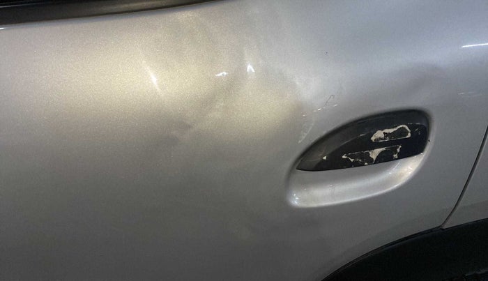 2019 Renault Kwid RXL, Petrol, Manual, 28,738 km, Rear left door - Circle - Paint ok & Dent >4 inch(on criase line)