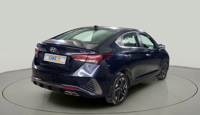 2021 Hyundai Verna SX (O) 1.0 TURBO DCT, Petrol, Automatic, 39,288 km, Right Back Diagonal