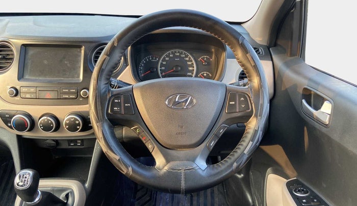 2018 Hyundai Grand i10 SPORTZ (O) 1.2 KAPPA VTVT, Petrol, Manual, 56,338 km, Steering Wheel Close Up