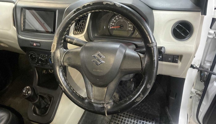 2021 Maruti New Wagon-R LXI CNG 1.0, CNG, Manual, 74,680 km, Steering wheel - Steering cover is minor torn
