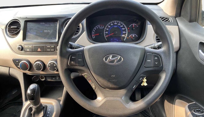 2017 Hyundai Grand i10 SPORTZ (O) AT 1.2 KAPPA VTVT, Petrol, Automatic, 21,072 km, Steering Wheel Close Up