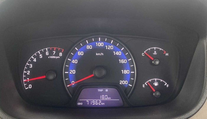 2014 Hyundai Xcent S 1.2, Petrol, Manual, 71,948 km, Odometer Image