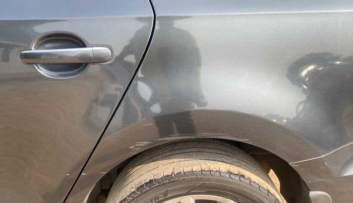 2017 Volkswagen Vento HIGHLINE PLUS 1.2 AT 16 ALLOY, Petrol, Automatic, 61,968 km, Left quarter panel - Minor scratches