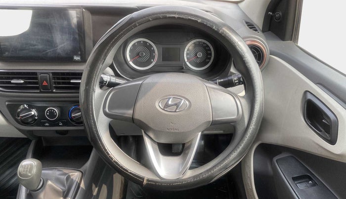 2021 Hyundai AURA E 1.2, Petrol, Manual, 22,974 km, Steering Wheel Close Up