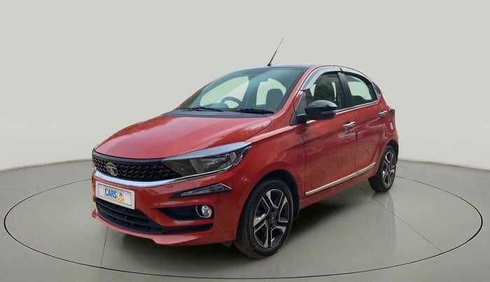 2021 Tata Tiago XZA PLUS DUAL TONE PETROL, Petrol, Automatic, 16,109 km, Left Front Diagonal