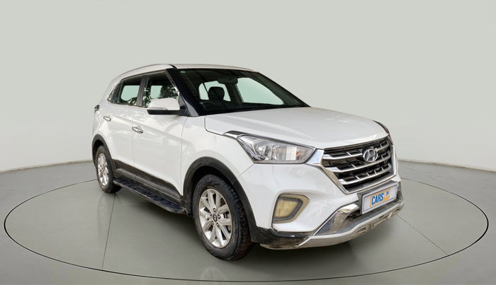 2019 Hyundai Creta E PLUS 1.6 PETROL, Petrol, Manual, 83,085 km, Right Front Diagonal
