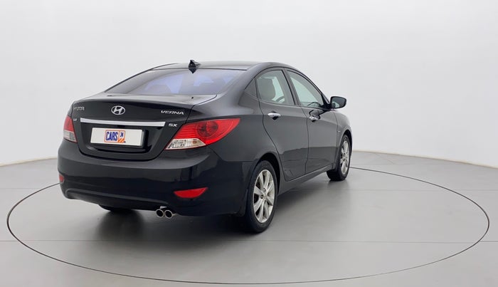 2012 Hyundai Verna FLUIDIC 1.6 VTVT SX OPT, Petrol, Manual, 69,778 km, Right Back Diagonal