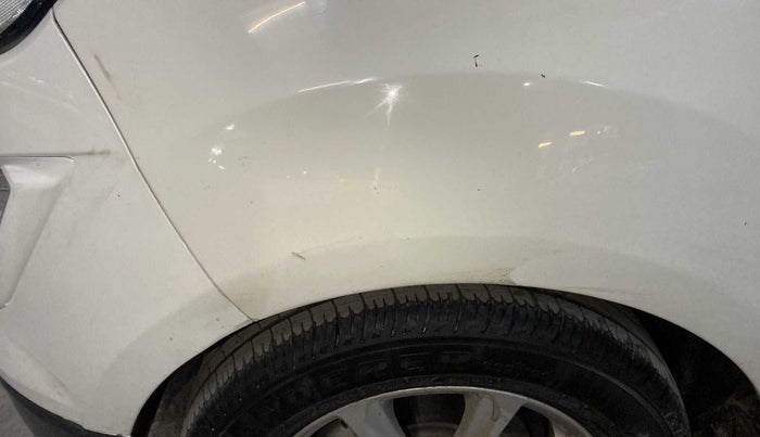 2018 Ford Ecosport TITANIUM 1.5L DIESEL, Diesel, Manual, 1,31,449 km, Left fender - Slightly dented