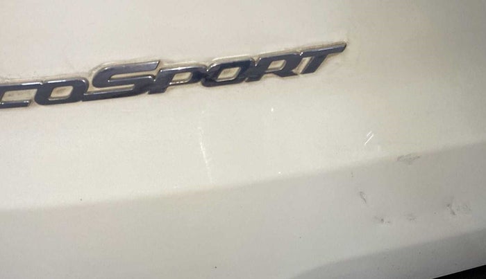2018 Ford Ecosport TITANIUM 1.5L DIESEL, Diesel, Manual, 1,31,449 km, Dicky (Boot door) - Slightly dented
