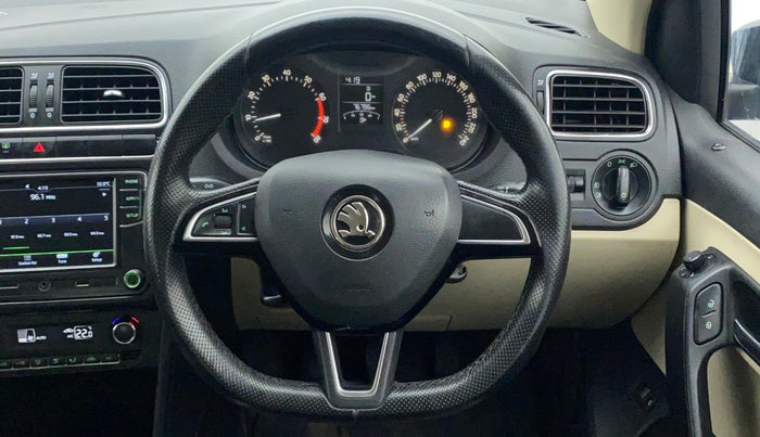 2019 Skoda Rapid AMBITION 1.6 MPI MT, Petrol, Manual, 76,795 km, Steering Wheel Close Up