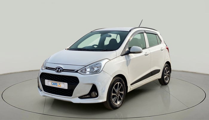 2017 Hyundai Grand i10 SPORTZ (O) AT 1.2 KAPPA VTVT, Petrol, Automatic, 50,111 km, Left Front Diagonal