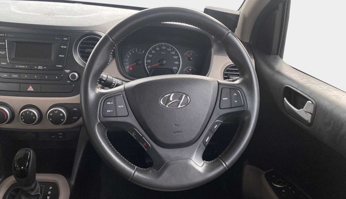 2016 Hyundai Grand i10 ASTA (O) AT 1.2 KAPPA VTVT, Petrol, Automatic, 26,892 km, Steering Wheel Close Up