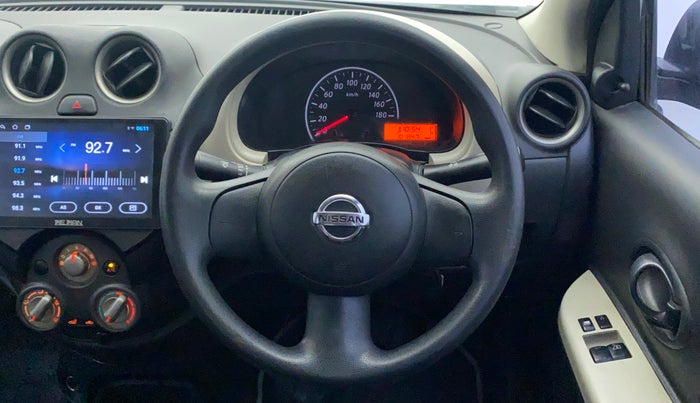 2015 Nissan Micra Active XL, Petrol, Manual, 1,02,040 km, Steering Wheel Close Up