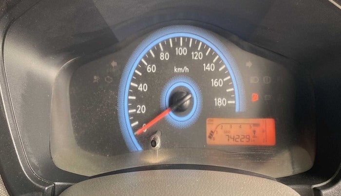 2016 Datsun Go T, Petrol, Manual, 74,224 km, Odometer Image