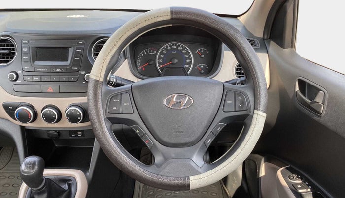 2019 Hyundai Grand i10 MAGNA 1.2 KAPPA VTVT, Petrol, Manual, 26,464 km, Steering Wheel Close Up