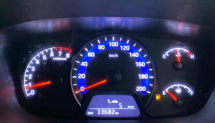 2018 Hyundai Xcent SX 1.2, Petrol, Manual, 33,682 km, Odometer Image
