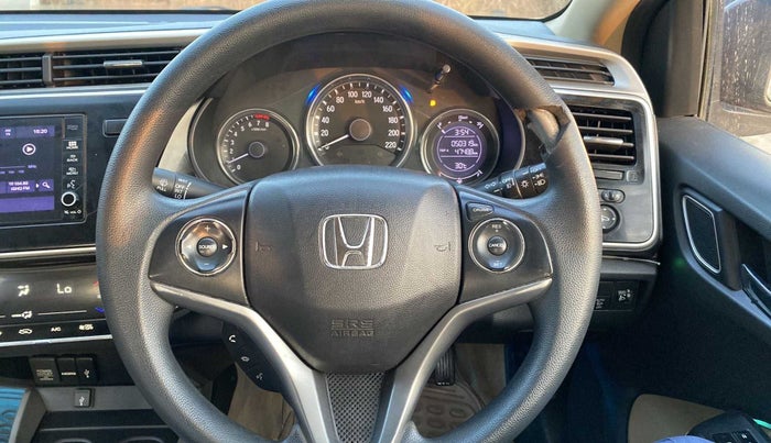 2017 Honda City 1.5L I-VTEC V MT, Petrol, Manual, 50,284 km, Steering wheel - Steering cover is minor torn