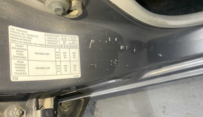 2017 Datsun Go Plus T, Petrol, Manual, 57,422 km, Right B pillar - Slightly dented