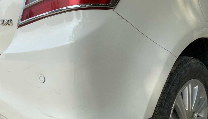 2015 Maruti Swift Dzire ZXI, Petrol, Manual, 94,408 km, Rear bumper - Paint is slightly damaged