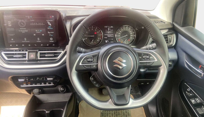 2023 Maruti Baleno ALPHA 1.2 AGS, Petrol, Automatic, 9,524 km, Steering Wheel Close Up