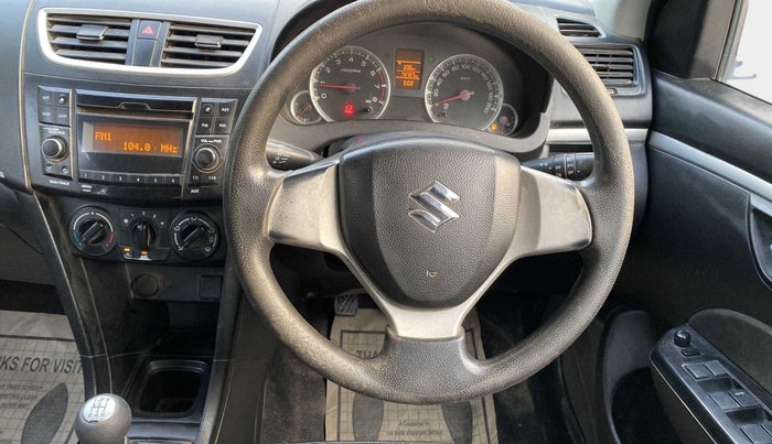 2015 Maruti Swift VXI, Petrol, Manual, 73,674 km, Steering Wheel Close Up
