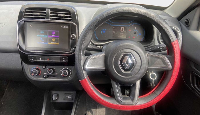 2021 Renault Kwid RXT 1.0 AMT (O), Petrol, Automatic, 12,795 km, Steering Wheel Close Up