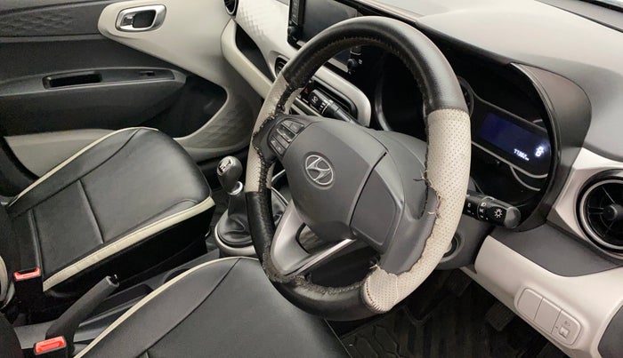 2020 Hyundai GRAND I10 NIOS SPORTZ 1.2 KAPPA VTVT, Petrol, Manual, 77,476 km, Steering wheel - Steering cover is minor torn