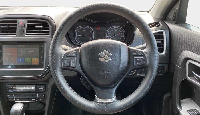 2022 Maruti BREZZA ZXI + AT SMART HYBRID, Petrol, Automatic, 24,472 km, Steering Wheel Close Up