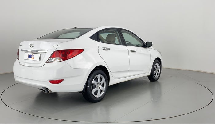 2013 Hyundai Verna FLUIDIC 1.6 EX VTVT, Petrol, Manual, 32,655 km, Right Back Diagonal