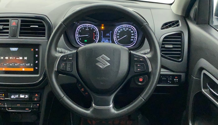 2022 Maruti Vitara Brezza ZXI PLUS, Petrol, Manual, 35,629 km, Steering Wheel Close Up