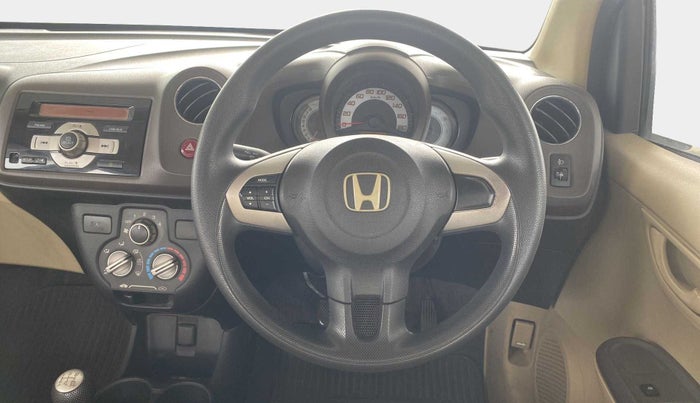 2012 Honda Brio S MT, Petrol, Manual, 50,445 km, Steering Wheel Close Up