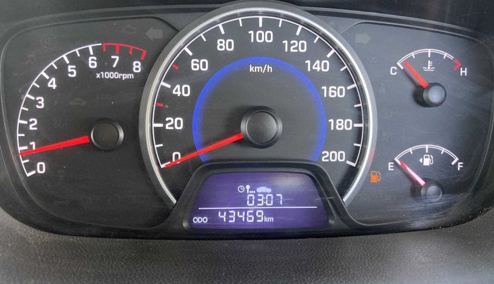2017 Hyundai Grand i10 SPORTZ 1.2 KAPPA VTVT, Petrol, Manual, 43,457 km, Odometer Image