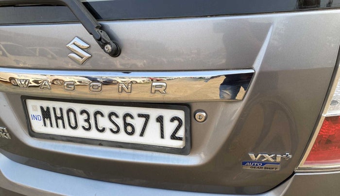 2018 Maruti Wagon R 1.0 VXI + (O) AMT, Petrol, Automatic, 36,211 km, Dicky (Boot door) - Slightly dented