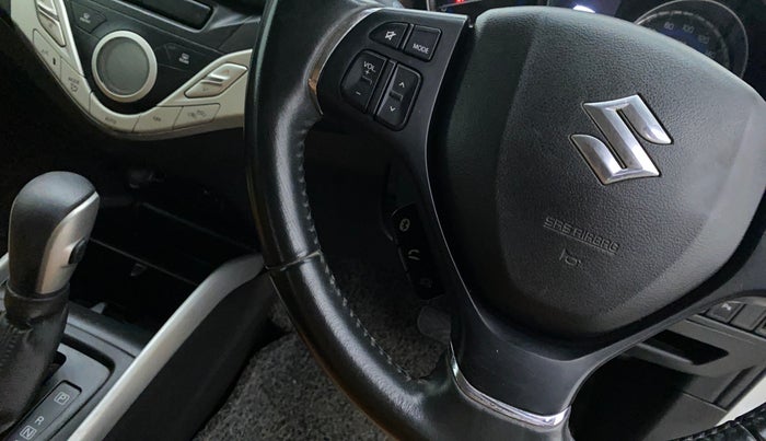2017 Maruti Baleno ZETA CVT PETROL 1.2, Petrol, Automatic, 54,210 km, Steering wheel - Phone control not functional