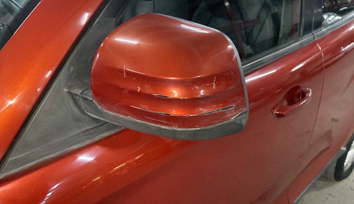 2016 Mahindra Kuv100 K8 6 STR, Petrol, Manual, 50,132 km, Left rear-view mirror - Minor scratches