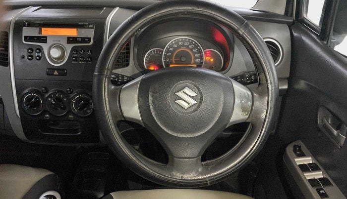 2012 Maruti Wagon R 1.0 VXI, Petrol, Manual, 29,938 km, Steering Wheel Close Up