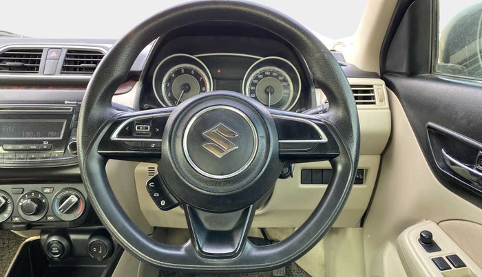 2018 Maruti Dzire VXI, Petrol, Manual, 64,024 km, Steering Wheel Close Up