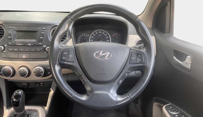 2016 Hyundai Grand i10 ASTA (O) AT 1.2 KAPPA VTVT, Petrol, Automatic, 66,753 km, Steering Wheel Close Up
