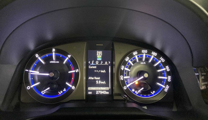 2019 Toyota Innova Crysta 2.8 ZX AT 7 STR, Diesel, Automatic, 27,922 km, Odometer Image