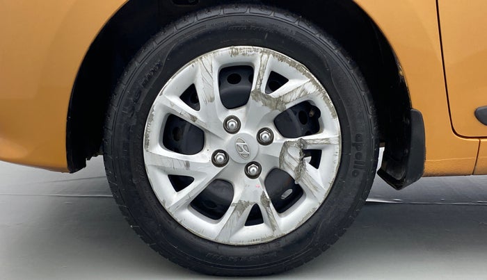 2017 Hyundai Grand i10 MAGNA 1.2 VTVT, Petrol, Manual, 36,665 km, Left Front Wheel