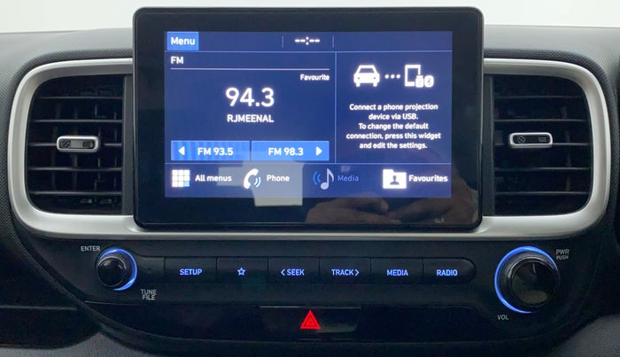 2019 Hyundai VENUE SX 1.0 TURBO, Petrol, Manual, 29,420 km, Infotainment System