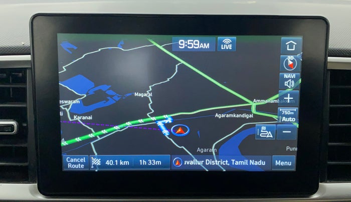 2019 Hyundai VENUE SX PLUS 1.0 TURBO DCT, Petrol, Automatic, 1,05,612 km, Navigation System